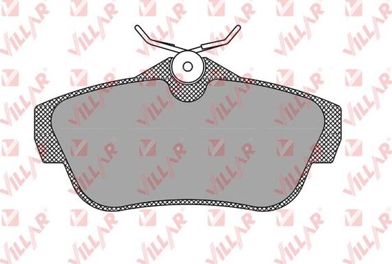 Villar 626.1460 - Гальмівні колодки, дискові гальма autozip.com.ua