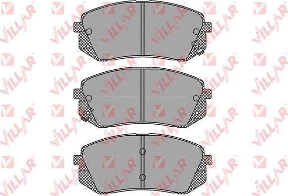 Villar 626.1415 - Гальмівні колодки, дискові гальма autozip.com.ua