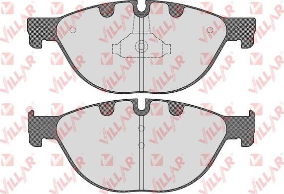 Villar 626.1582 - Гальмівні колодки, дискові гальма autozip.com.ua