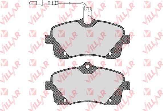 Villar 626.1601 - Гальмівні колодки, дискові гальма autozip.com.ua