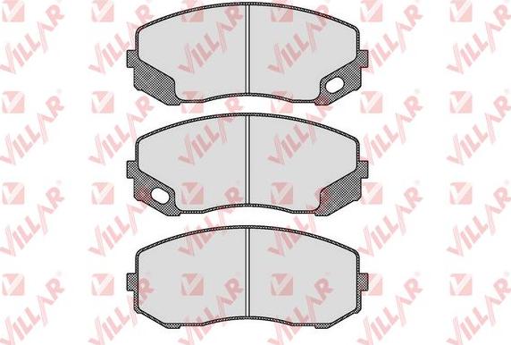 Villar 626.1613 - Гальмівні колодки, дискові гальма autozip.com.ua