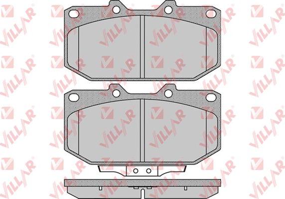 Villar 626.1049 - Гальмівні колодки, дискові гальма autozip.com.ua