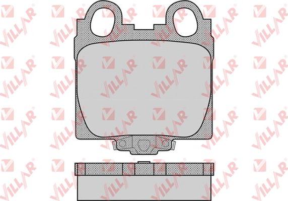 Villar 626.1051 - Гальмівні колодки, дискові гальма autozip.com.ua