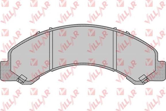 Villar 626.1063 - Гальмівні колодки, дискові гальма autozip.com.ua