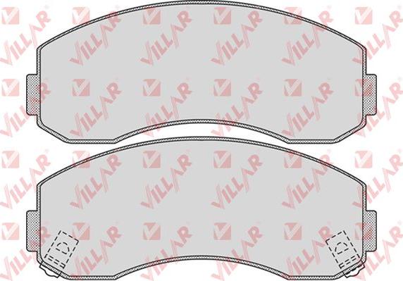 Villar 626.1007 - Гальмівні колодки, дискові гальма autozip.com.ua