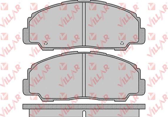 Villar 626.1082 - Гальмівні колодки, дискові гальма autozip.com.ua