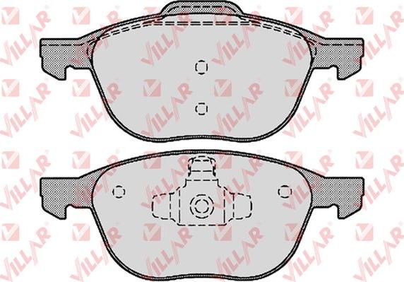 Villar 626.1190 - Гальмівні колодки, дискові гальма autozip.com.ua