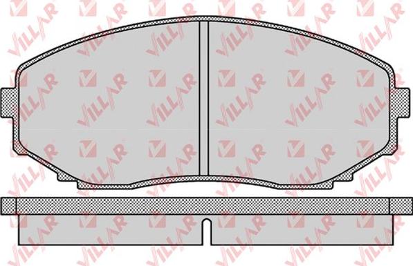 Villar 626.1132 - Гальмівні колодки, дискові гальма autozip.com.ua