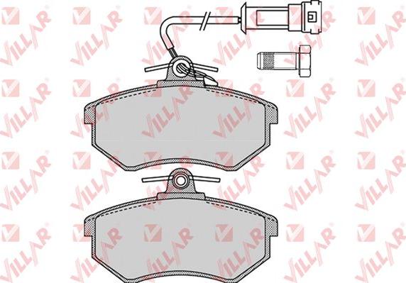 Villar 626.1137 - Гальмівні колодки, дискові гальма autozip.com.ua