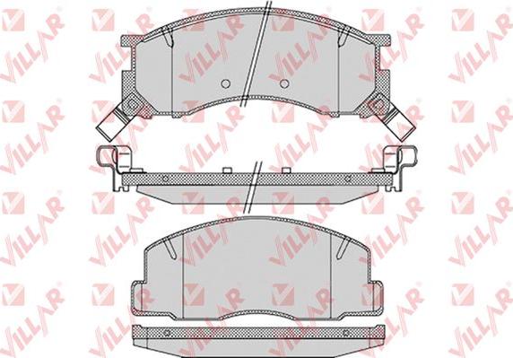 Villar 626.1126 - Гальмівні колодки, дискові гальма autozip.com.ua