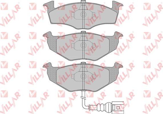 Villar 626.1120 - Гальмівні колодки, дискові гальма autozip.com.ua