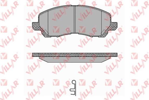 Villar 626.1347 - Гальмівні колодки, дискові гальма autozip.com.ua