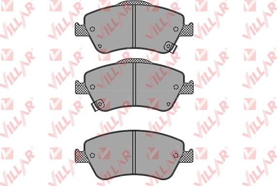 Villar 626.1316 - Гальмівні колодки, дискові гальма autozip.com.ua