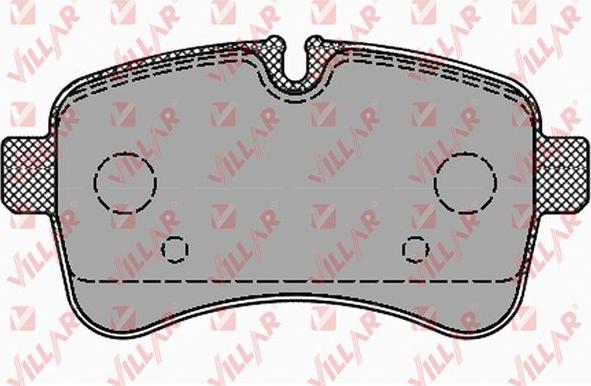 Villar 626.1296 - Гальмівні колодки, дискові гальма autozip.com.ua