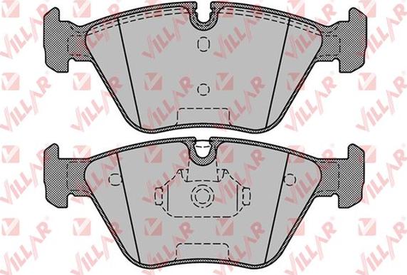 Villar 626.1251 - Гальмівні колодки, дискові гальма autozip.com.ua