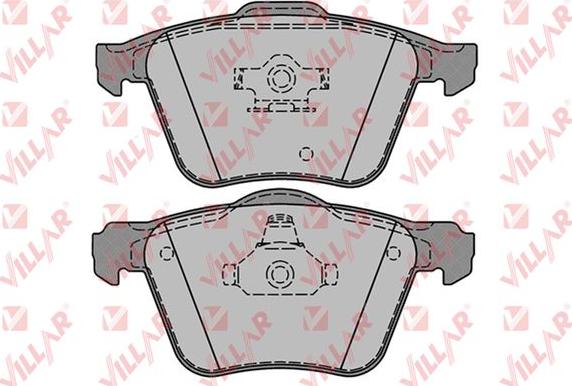 Villar 626.1237 - Гальмівні колодки, дискові гальма autozip.com.ua