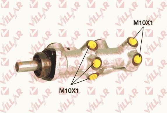 Villar 621.2715 - Головний гальмівний циліндр autozip.com.ua