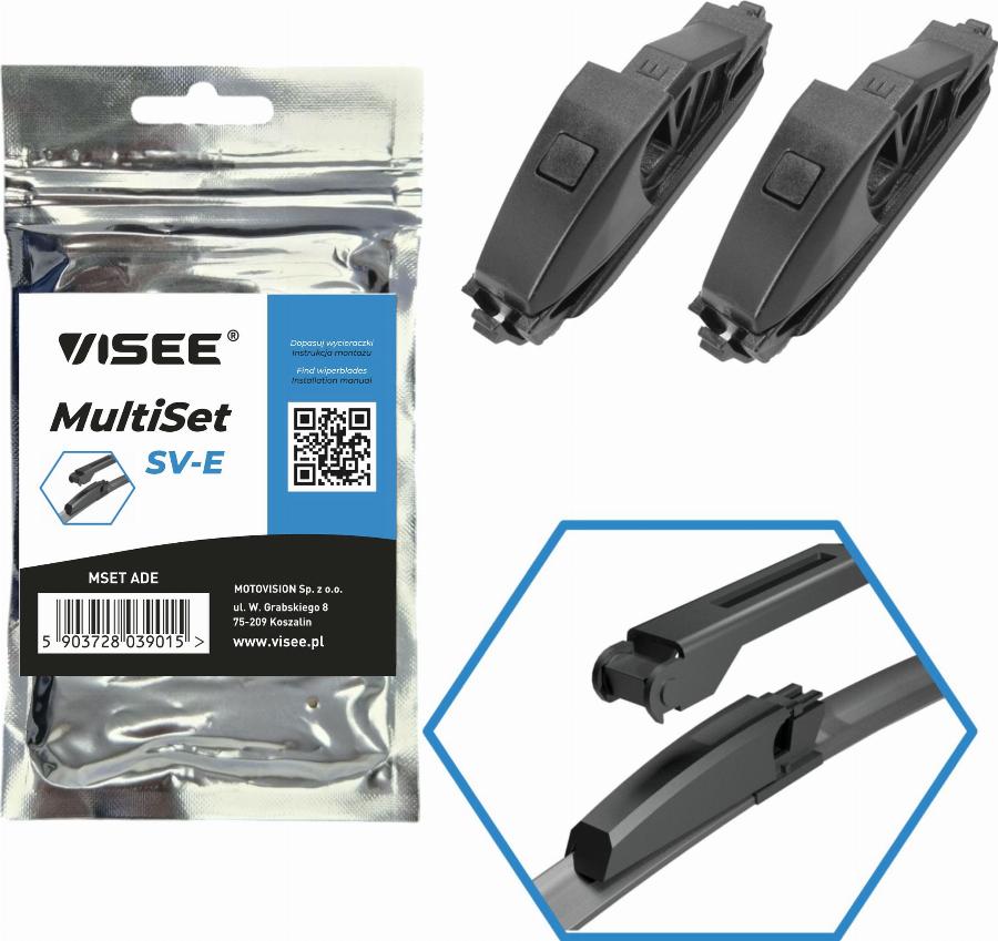 VISEE MSET ADE - Адаптер, щітка склоочисника autozip.com.ua