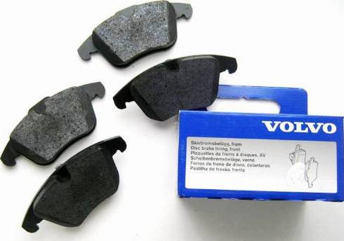Volvo 30793857 - Гальмівні колодки, дискові гальма autozip.com.ua