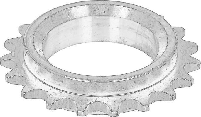 VAG 06A 105 209B - Ланцюгове колесо autozip.com.ua