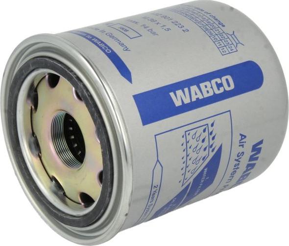 WABCO 432 901 223 2 - Патрон осушувача повітря, пневматична система autozip.com.ua