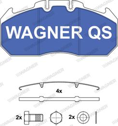 Wagner 2913104950 - Гальмівні колодки, дискові гальма autozip.com.ua