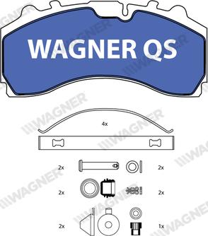 Wagner 2924604950 - Гальмівні колодки, дискові гальма autozip.com.ua