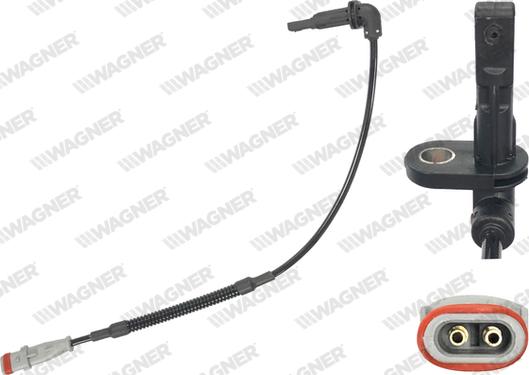 Wagner ABS00464 - Датчик ABS, частота обертання колеса autozip.com.ua