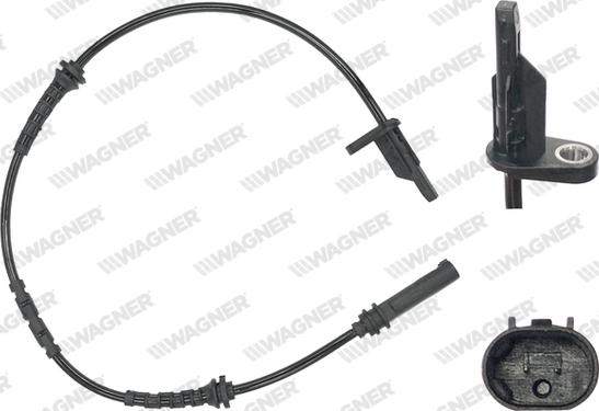 Wagner ABS00163 - Датчик ABS, частота обертання колеса autozip.com.ua