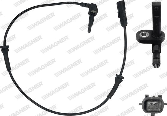 Wagner ABS00235 - Датчик ABS, частота обертання колеса autozip.com.ua