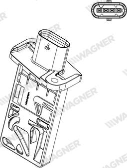 Wagner AFS00040 - Датчик потоку, маси повітря autozip.com.ua