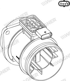 Wagner AFS00006 - Датчик потоку, маси повітря autozip.com.ua
