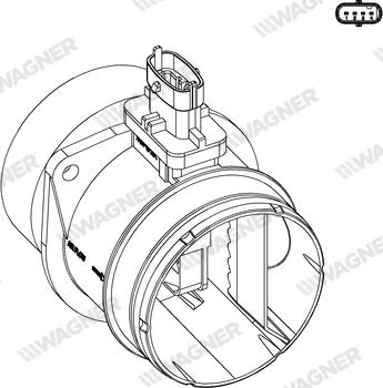 Wagner AFS00001 - Датчик потоку, маси повітря autozip.com.ua