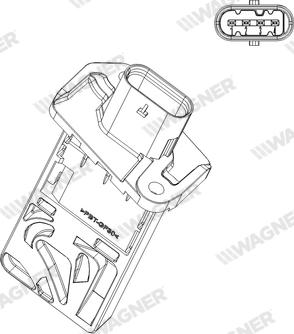Wagner AFS00039 - Датчик потоку, маси повітря autozip.com.ua