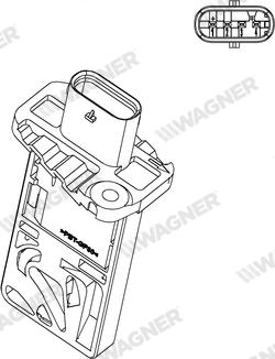 Wagner AFS00026 - Датчик потоку, маси повітря autozip.com.ua
