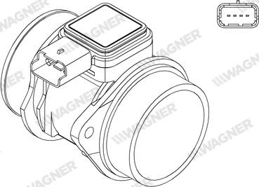 Wagner AFS00028 - Датчик потоку, маси повітря autozip.com.ua