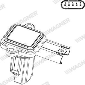 Wagner AFS00194 - Датчик потоку, маси повітря autozip.com.ua