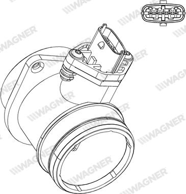 Wagner AFS00191 - Датчик потоку, маси повітря autozip.com.ua