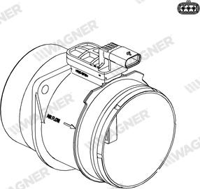 Wagner AFS00160 - Датчик потоку, маси повітря autozip.com.ua