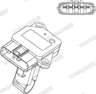 Wagner AFS00120 - Датчик потоку, маси повітря autozip.com.ua