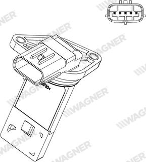 Wagner AFS00106 - Датчик потоку, маси повітря autozip.com.ua