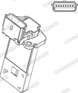 Wagner AFS00175 - Датчик потоку, маси повітря autozip.com.ua