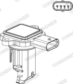 Wagner AFS00207 - Датчик потоку, маси повітря autozip.com.ua