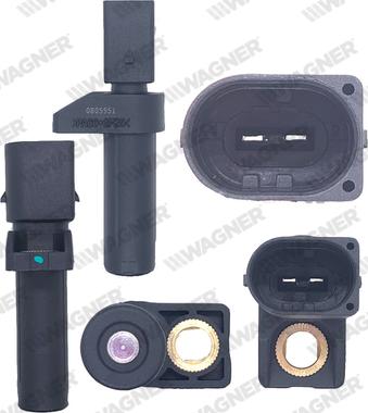Wagner CRS00188 - Датчик імпульсів, колінчастий вал autozip.com.ua