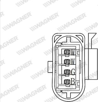 Wagner DWGO23073 - Лямбда-зонд, датчик кисню autozip.com.ua