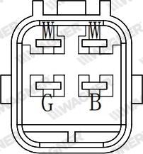 Wagner DWGO23023 - Лямбда-зонд, датчик кисню autozip.com.ua