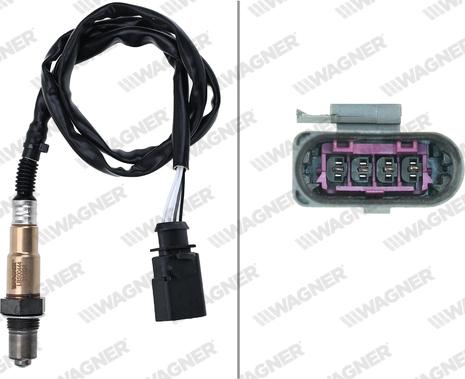 Wagner LBS00444 - Лямбда-зонд, датчик кисню autozip.com.ua