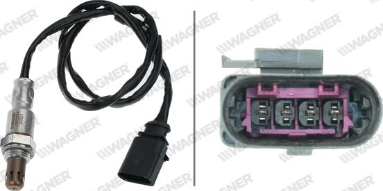 Wagner LBS00054 - Лямбда-зонд, датчик кисню autozip.com.ua
