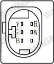 Wagner LBS00421 - Лямбда-зонд, датчик кисню autozip.com.ua