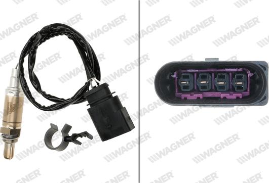 Wagner LBS00202 - Лямбда-зонд, датчик кисню autozip.com.ua